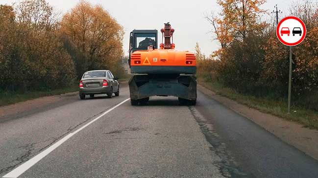 Обгон тихоходов: что нужно знать, чтобы не потерять права