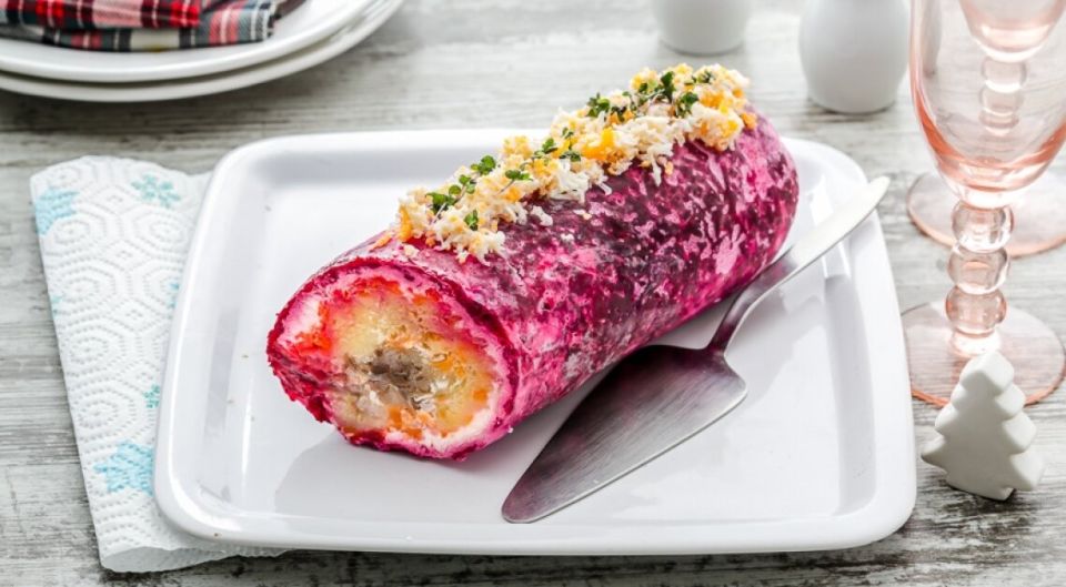 Рулет «Селедка под шубой»: новое воплощение классического блюда