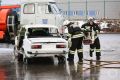 В Волгограде вспыхнул легковой автомобиль