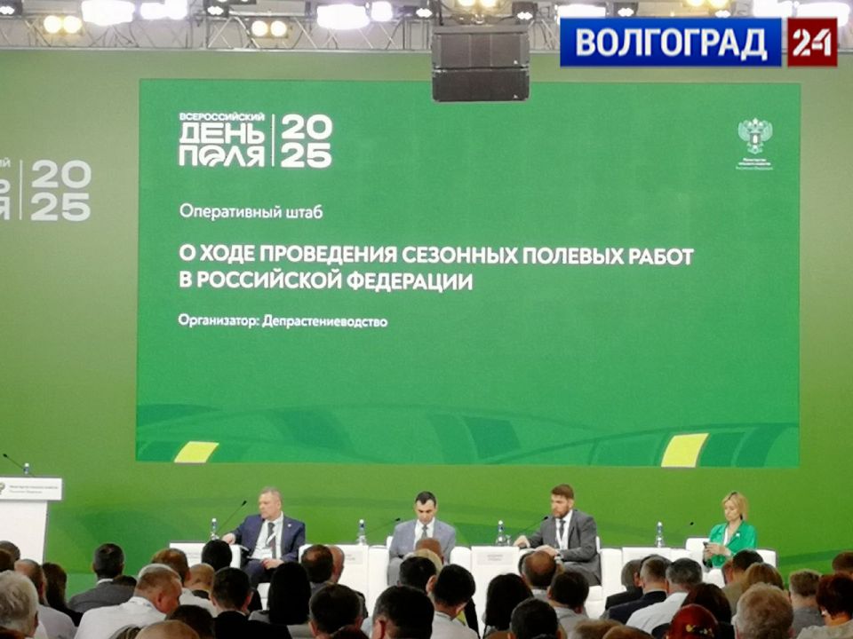 Первые кадры со Всероссийского дня поля в Волгоградской области