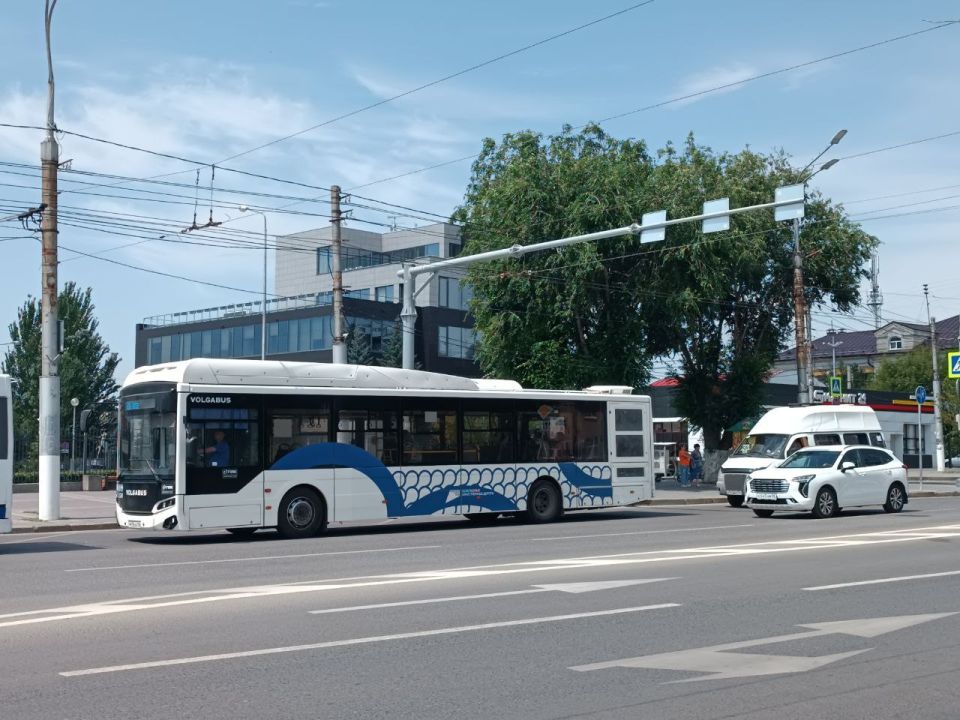 Это издевательство: волгоградцы по 40 минут ждут автобус из центра до Ангарского, прячась от солнца под деревьями