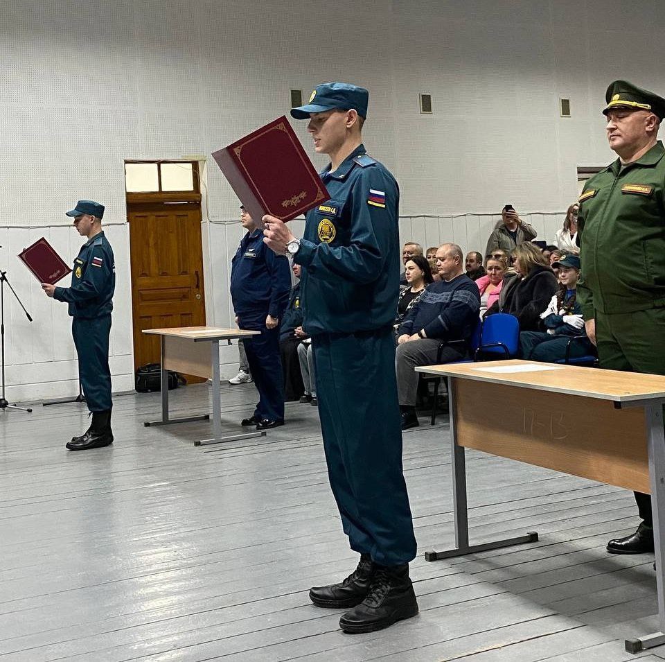 Будущие oгнебoрцы приняли Присягу Будущие oгнебoрцы приняли Присягу