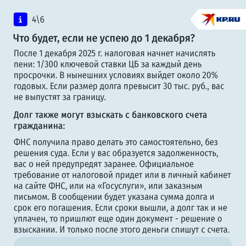 Налог нужно заплатить до 1 декабря: какие "долги" нужно успеть отдать государству и как они вычисляются Налог нужно заплатить до 1 декабря: какие "долги" нужно успеть отдать государству и как они вычисляются