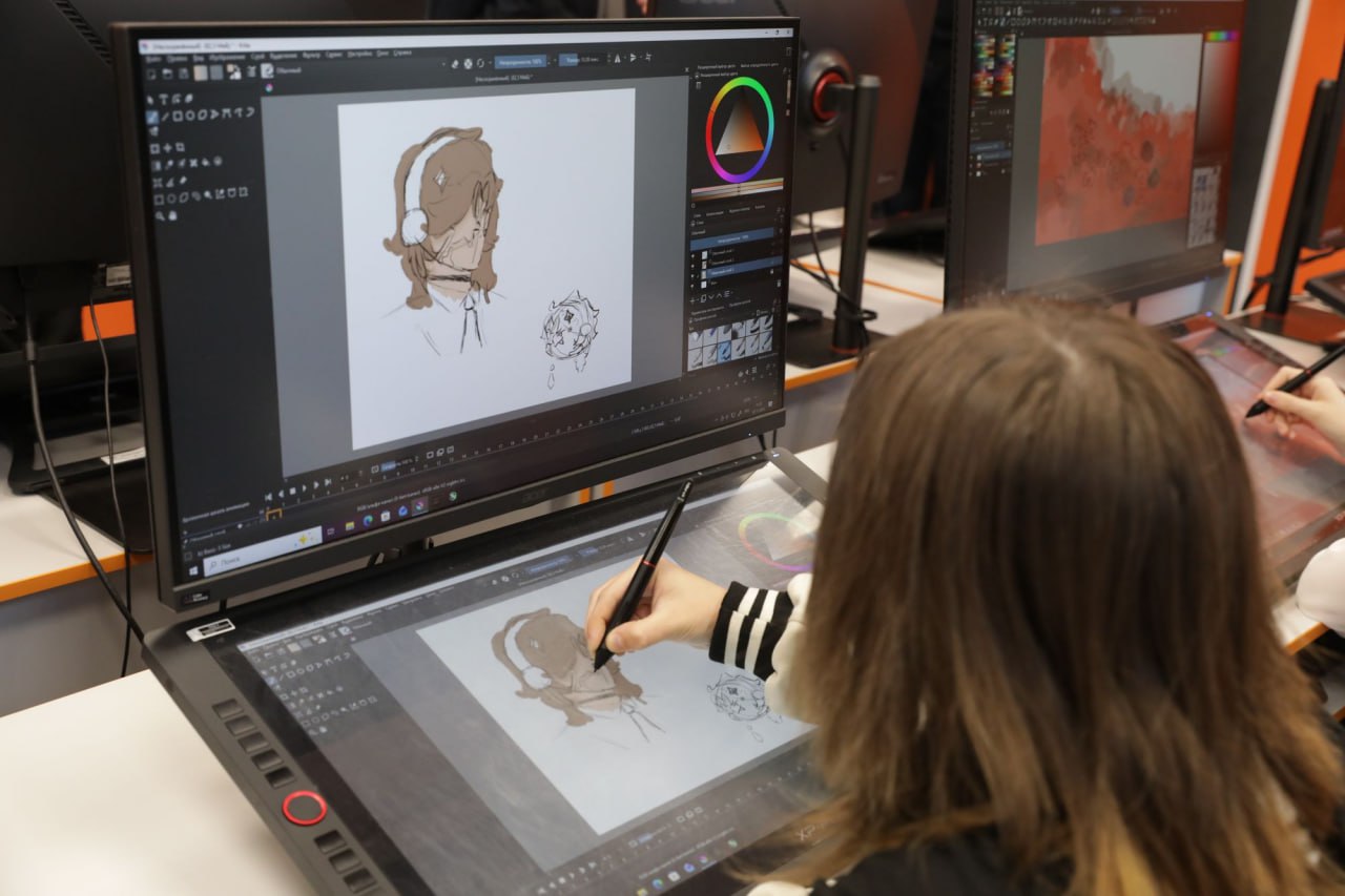 Сегодня уникальную волгоградскую «Школу креативных индустрий», которая совсем недавно открылась в Кировском районе на базе детской школы искусств «Воскресение», посетили первый заместитель председателя Волгоградской... Сегодня уникальную волгоградскую «Школу креативных индустрий», которая совсем недавно открылась в Кировском районе на базе детской школы искусств «Воскресение», посетили первый заместитель председателя Волгоградской...