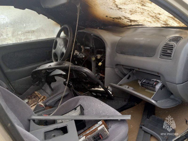 13 ноября в городе Камышин загорелся легковой автомобиль