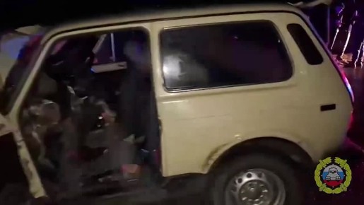 Фургон маркетплейса и смятая «Нива»: видео с места смертельной аварии под Волгоградом