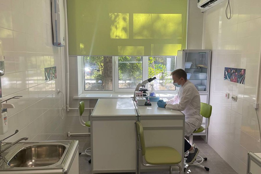 В отделении №1 детской поликлиники № 6 Ворошиловского района Волгограда завершили капитальный ремонт