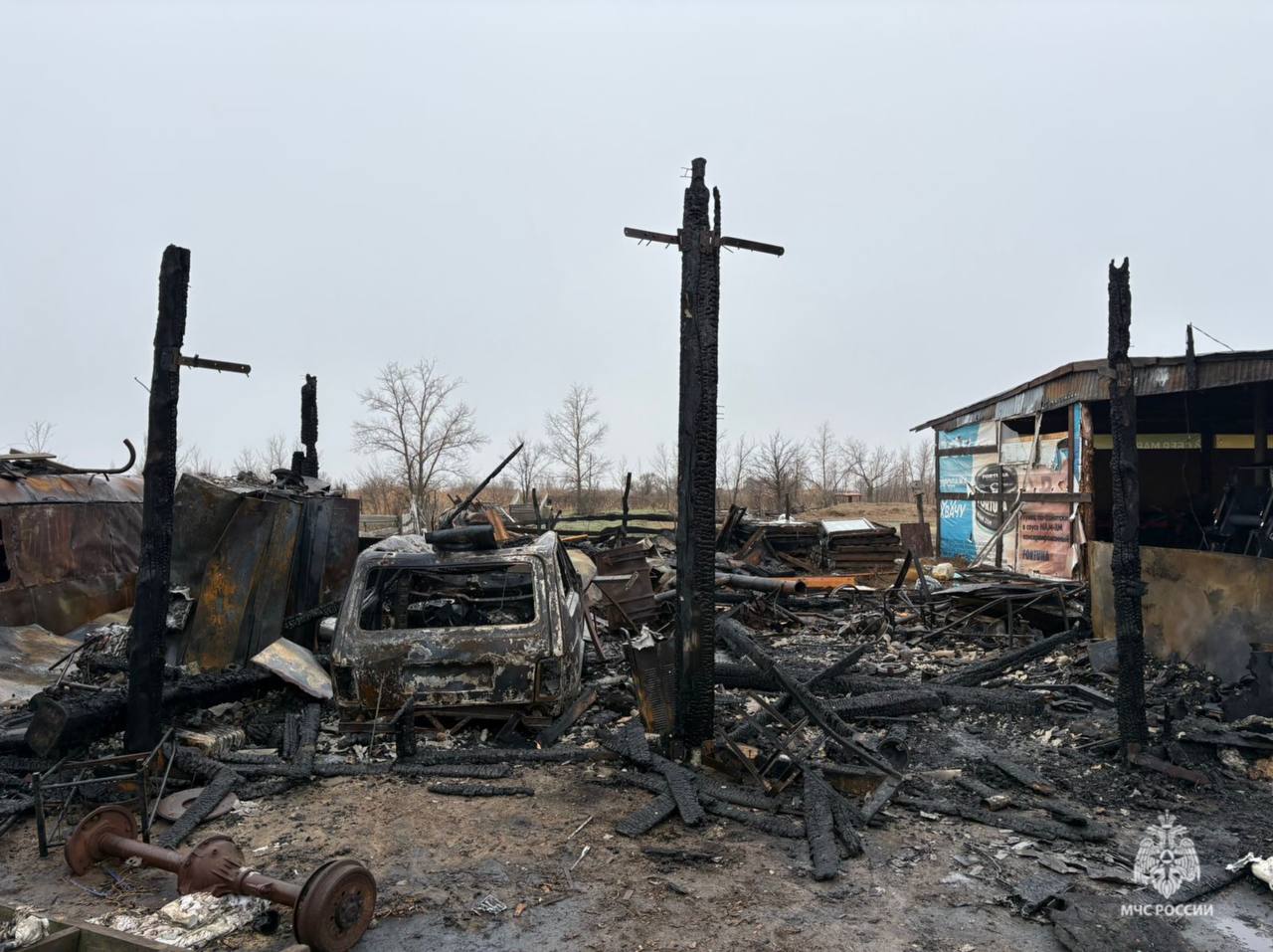 Неисправность проводки привела к пожару