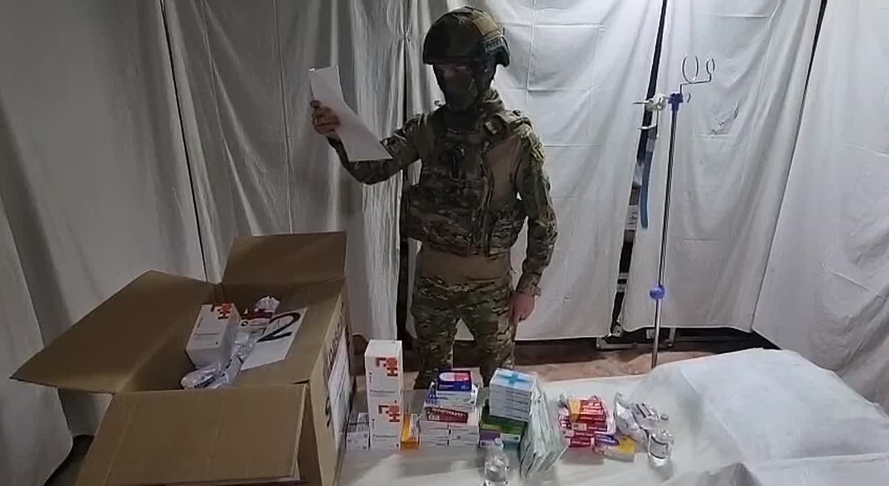 Очередная партия гуманитарного груза добралась до получателей! Враг будет разбит! Победа будет за нами!