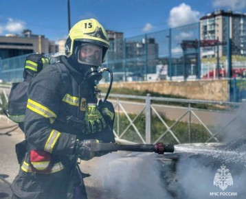Волгоградский огнеборец желает всем отличного дня!