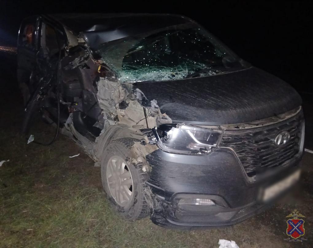 Трое пассажиров пострадали в ночном ДТП под Волгоградом