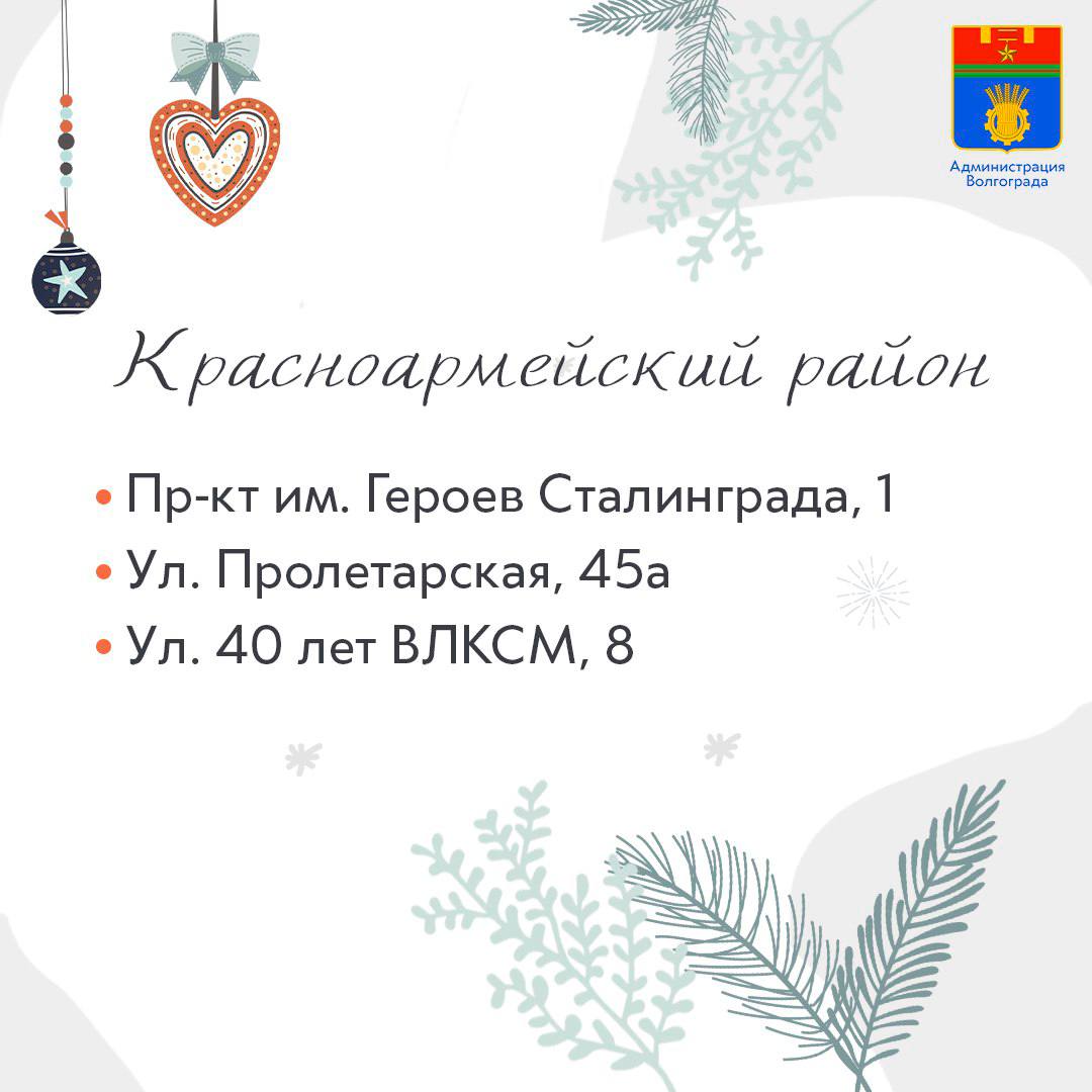 Площадки для продажи хвойных деревьев в преддверии Нового Года откроются в каждом районе Волгограда Площадки для продажи хвойных деревьев в преддверии Нового Года откроются в каждом районе Волгограда