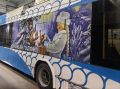 В Волгограде общественный транспорт украшают к Новому году