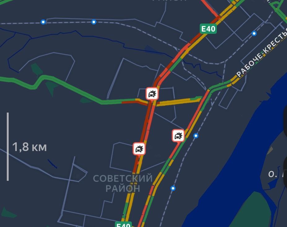 О нескольких серьезных ДТП в Советском районе сообщают жители Волгограда