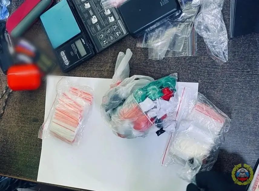 Волгоградские полицейские на посту ДПС задержали пассажира автомашины с партией наркотиков