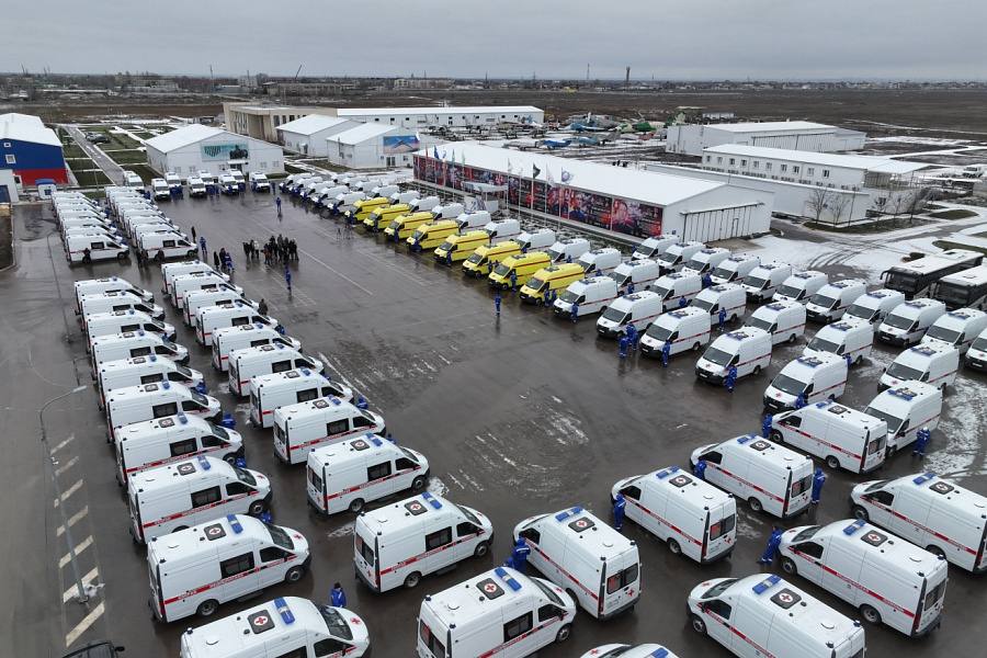 В Волгограде подстанциям скорой помощи передали 100 новых машин В Волгограде подстанциям скорой помощи передали 100 новых машин