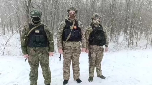 С Новым годом волжан поздравляют бойцы, находящиеся в зоне проведения СВО