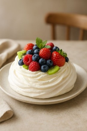 Воздушный десерт Анна Павлова: кулинарная легенда, вдохновленная балетом