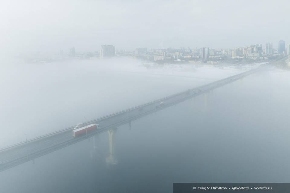 Густые туманы фиксируют в Волгоградской области 12 января