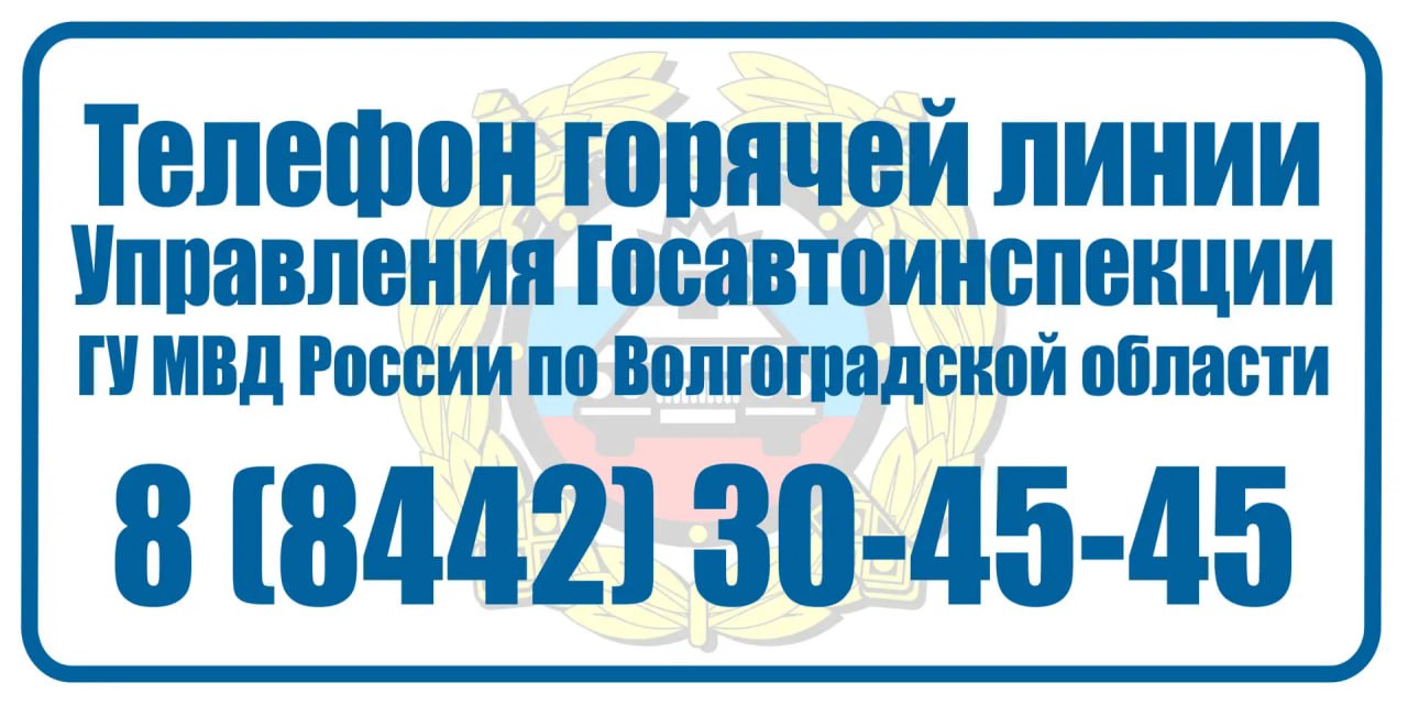 Госавтоинспекция Волгоградской области запустила ПРЯМУЮ ЛИНИЮ, по которой можно сообщить О НЕТРЕЗВОМ ВОДИТЕЛЕ!