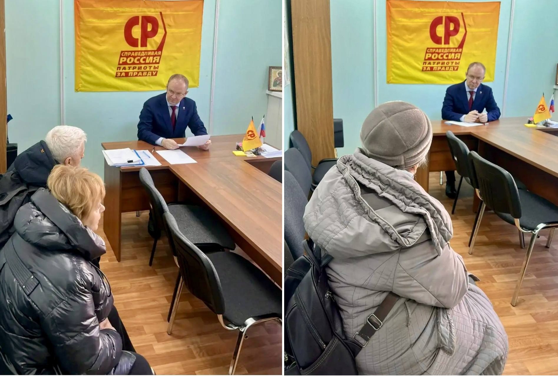 Депутат Волгоградской областной Думы, лидер волгоградских социалистов Дмитрий Калашников провёл очередной личной приём граждан в Красноармейском районе города