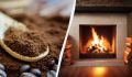 Как очистить камин без пыли: простой метод с кофейной гущей