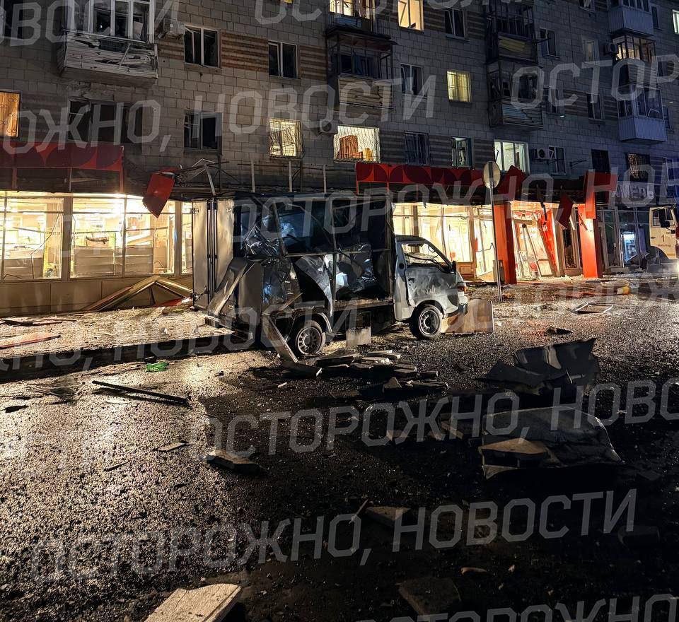 Появились кадры с места удара вражеского БПЛА в Волгограде Появились кадры с места удара вражеского БПЛА в Волгограде