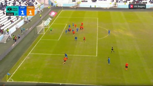 Первый весенний матч на «Волгоград Арене» в этом году завершился для «Ротора» ничьей