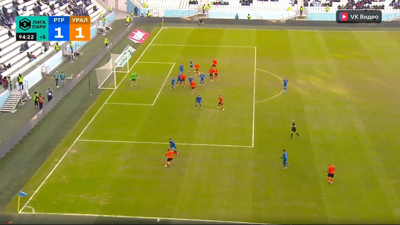 Первый весенний матч на «Волгоград Арене» в этом году завершился для «Ротора» ничьей