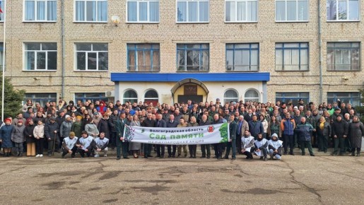 Сегодня в Волгоградской области стартовал седьмой сезон международной эколого-патриотической акции «Сад памяти»