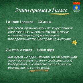 В Волгограде с 1 апреля стартует приемная кампания в первый класс в 2026 году