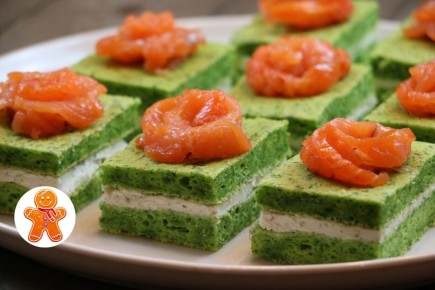 Яркие закусочные пирожные для праздника