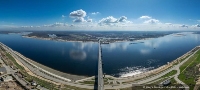 Красота какая!. Весенняя Волга от Олега Димитрова