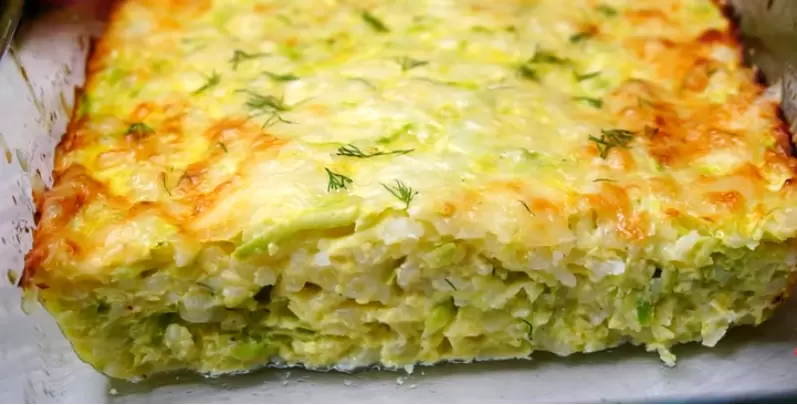 Запеканка из кабачков и риса — лёгкость и вкус в одном блюде