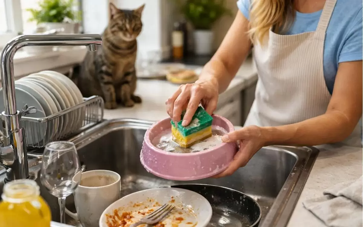 Ошибки в мытье мисок питомцев: что стоит знать каждому владельцу