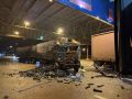 Фура оказалось смятой после ДТП под Волгоградом