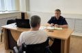 В Волгограде сотрудник территориального подразделения регионального управления СК России провёл выездной личный приём в госпитале ветеранов войн