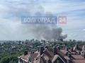 Волгоградцы сообщают о пожаре в районе Второго километра в Дзержинском районе