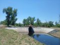 В Волго-Ахтубинской пойме построено новое водопропускное сооружение