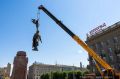 В Волгограде продолжается благоустройство площади Павших Борцов
