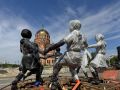 Есть идеи, что это? ). Волгоградцы сегодня утром уже могли увидеть скульптуру для нового фонтана «Детский хоровод»
