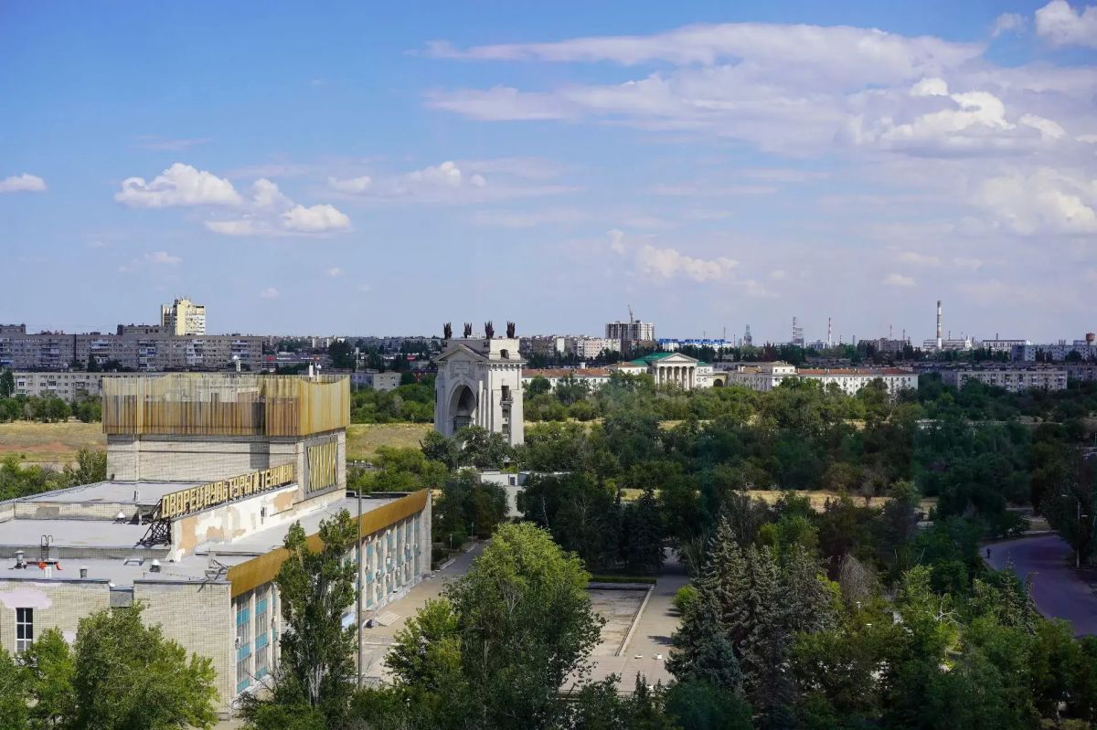 Волгоградцам показали виды, которые откроются с колеса обозрения «Красное солнце» в Красноармейском районе Волгоградцам показали виды, которые откроются с колеса обозрения «Красное солнце» в Красноармейском районе