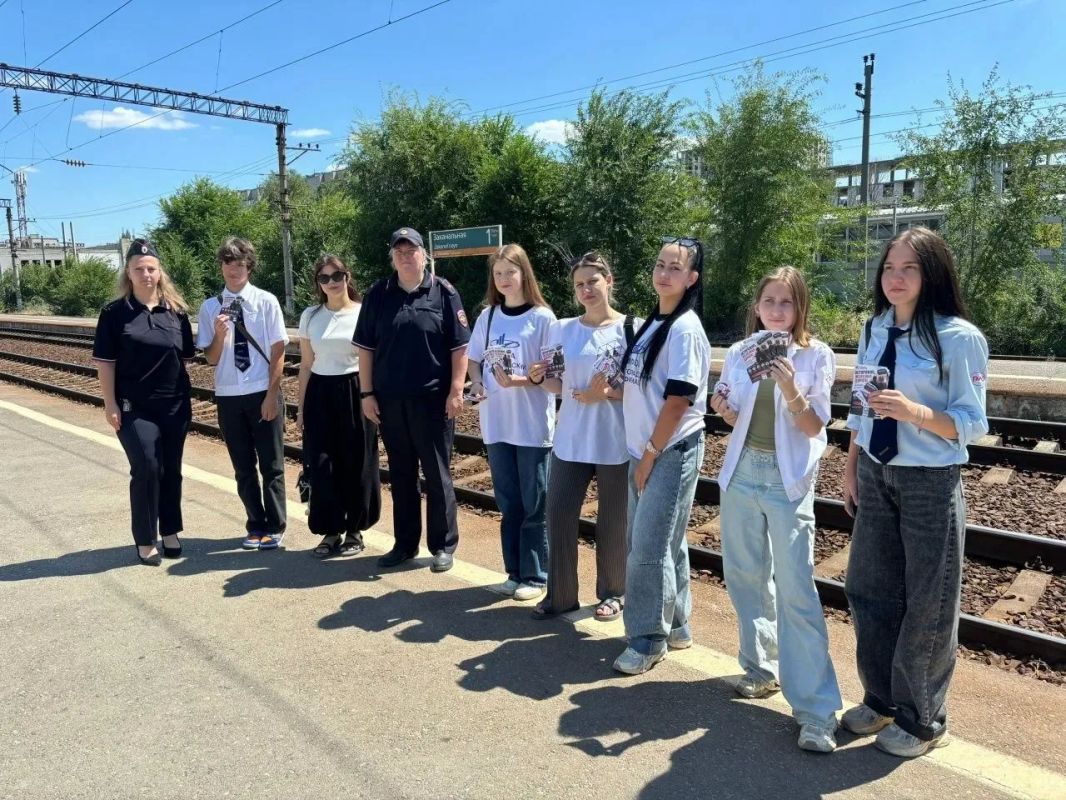 В Волгограде прошел совместный рейд на железной дороге В Волгограде прошел совместный рейд на железной дороге