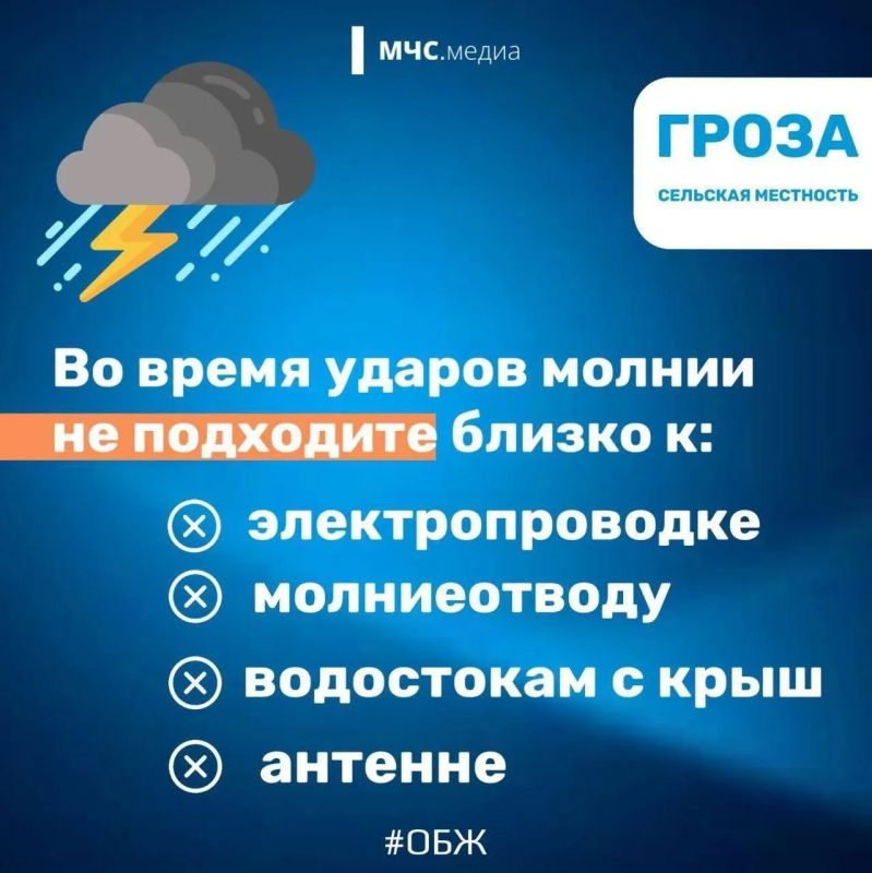 Безопасность в грозу. В связи с ожидаемыми метеорологическими явлениями ГУ МЧС России по Волгоградской области рекомендует: будь внимателен и осторожен за рулем, лучше воздержаться от поездок; Безопасность в грозу. В связи с ожидаемыми метеорологическими явлениями ГУ МЧС России по Волгоградской области рекомендует: будь внимателен и осторожен за рулем, лучше воздержаться от поездок;