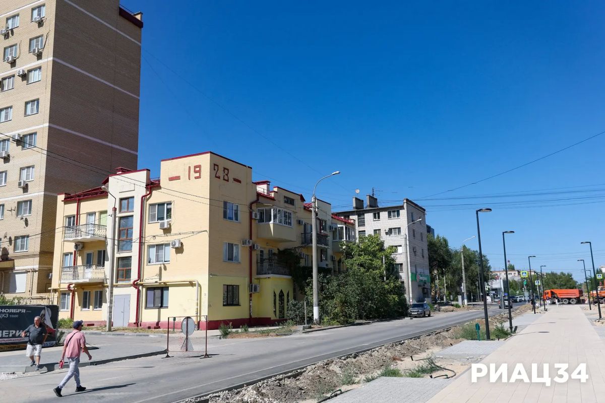 В Ворошиловском районе Волгограда продолжается комплексное благоустройство сквера на улице Профсоюзной, в створе улицы Социалистической) В Ворошиловском районе Волгограда продолжается комплексное благоустройство сквера на улице Профсоюзной, в створе улицы Социалистической)