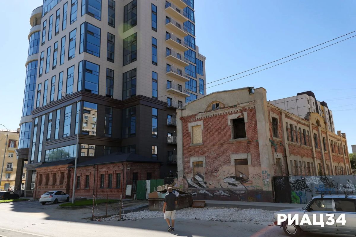 В Ворошиловском районе Волгограда продолжается комплексное благоустройство сквера на улице Профсоюзной, в створе улицы Социалистической) В Ворошиловском районе Волгограда продолжается комплексное благоустройство сквера на улице Профсоюзной, в створе улицы Социалистической)