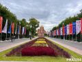 Ко Дню города центр Волгограда «расцвёл» триколорами и тематическими флагами и баннерами