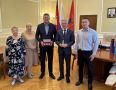 В Волгоградской городской Думе прошла рабочая встреча председателя Владлена Колесникова с парламентариями из Законодательного Собрания города Севастополя