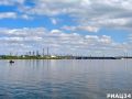 Вот так Волгоград и великая русская река выглядят с сапа - от ГЭС до речпорта в центре города