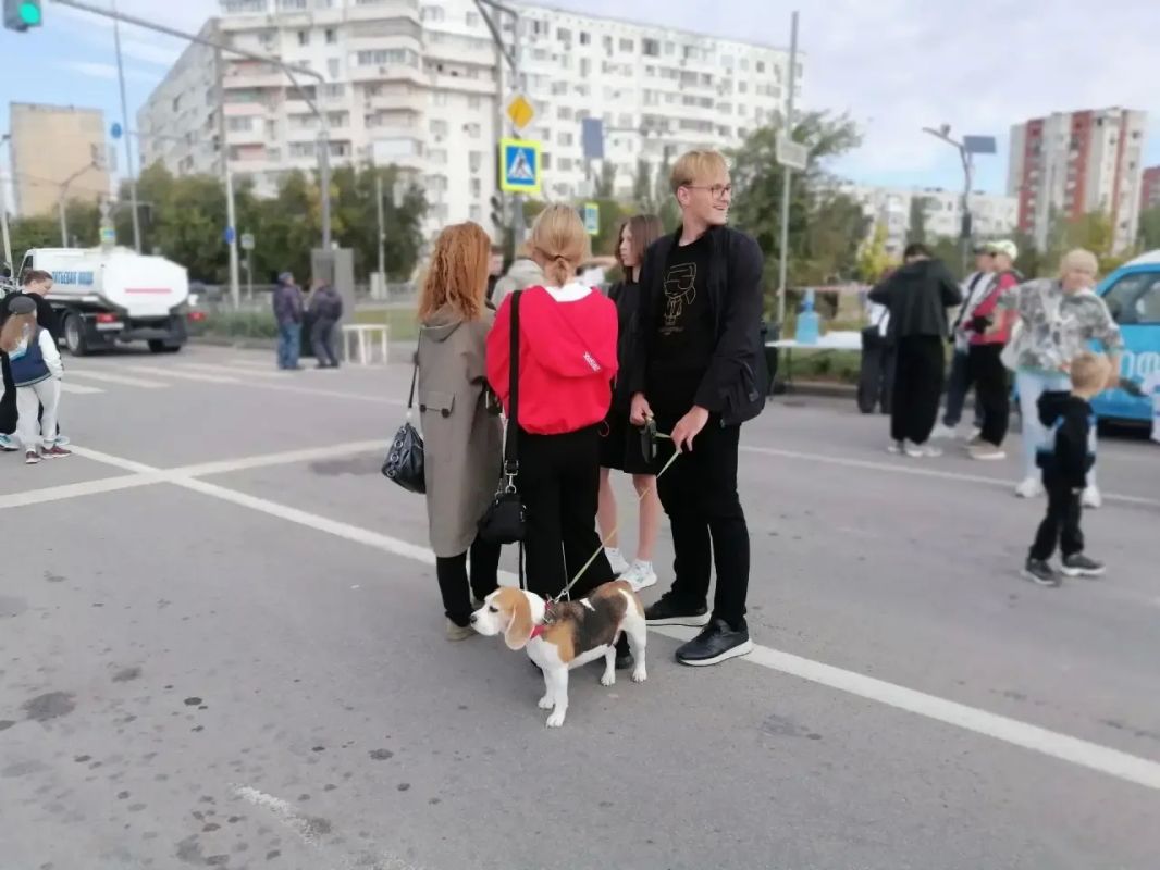 Зарядку перед стартом проводит волжская спортсменка и тренер, мастер спорта по самбо и мастер спорта международного класса по дзюдо, двукратная чемпионка мира, победительница первенств мира и Европы по самбо, руководитель... Зарядку перед стартом проводит волжская спортсменка и тренер, мастер спорта по самбо и мастер спорта международного класса по дзюдо, двукратная чемпионка мира, победительница первенств мира и Европы по самбо, руководитель...